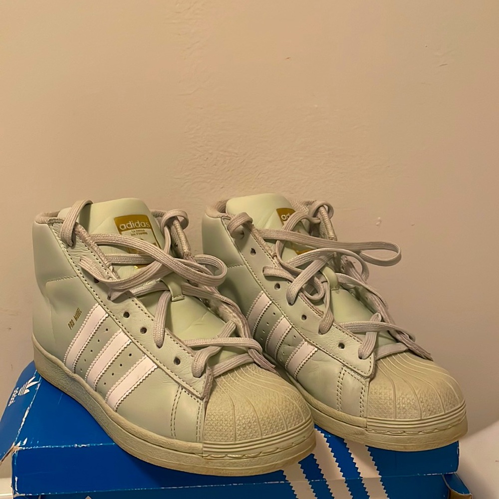 Mint green adidas
